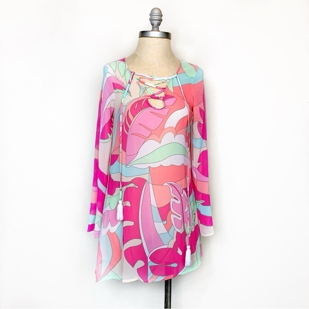 Catalina Beach Coverup XS Lightweight Swimwear Cover-Up Resort Style NWT